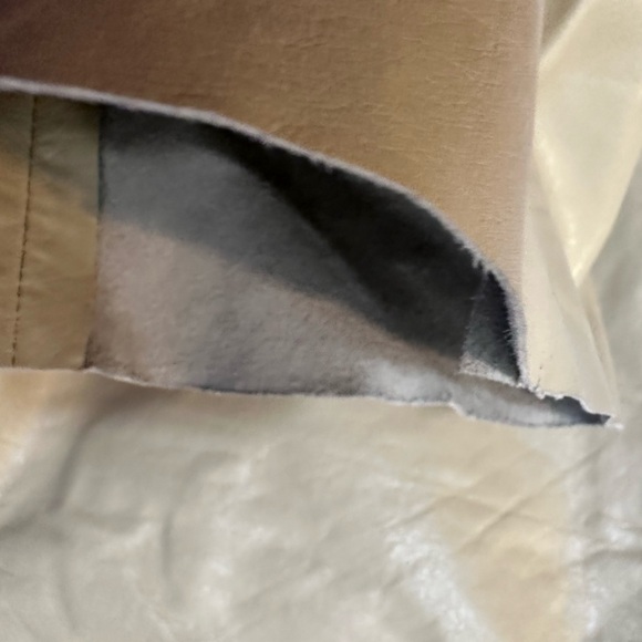 Theory Tan Beige Leather Pants - Picture 7 of 9